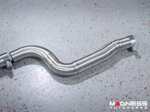 Jaguar F-TYPE Performance Exhaust System - MADNESS - 2.0L Turbo - Center Exit - Electronic Valve Design - Carbon Fiber Exhaust Tips Jaguar F-TYPE Performance Exhaust System - MADNESS - 2.0L Turbo - Center Exit - Electronic Valve Design - Carbon Fiber Exhaust Tips